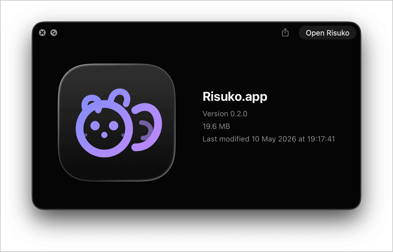 Risuko app info