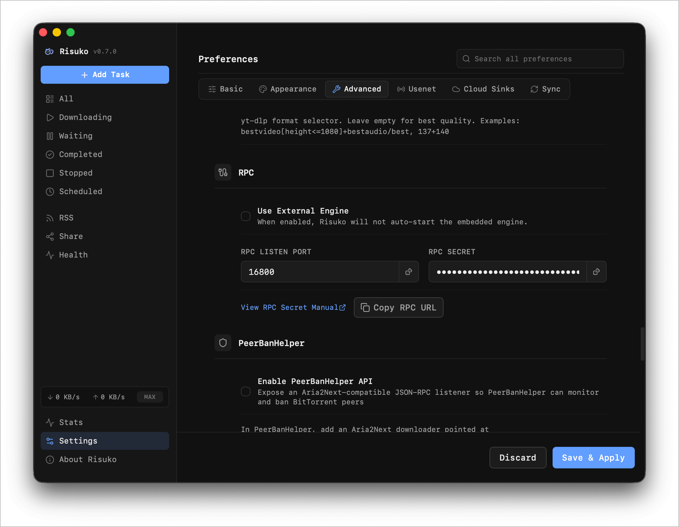 Risuko JSON-RPC